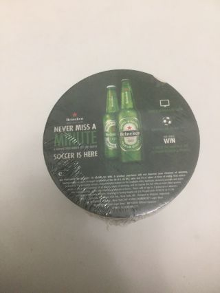 Heineken Soccer Is Here Beer Coasters 100 Pack MLS UEFA Champions League 3