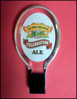Sierra Nevada Celebration Ale Acrylic Beer Tap Handle 5.  5 " X 3 "