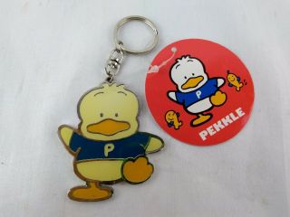 Pekkle Duck Mascot Keychain W/ Tags Sanrio Hello Kitty Enamel Cute Kawaii M1