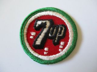 Vintage 1960s Era 7up 7 - Up Delivery Driver Uniform Shirt Employee Nos Patch