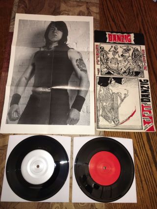 Glenn Danzig Dance Of Death 2x 45 238/500 Nm W/poster Misfits Vinyl Record