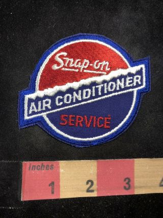 Vtg Snap - On Air Conditioner Service Advertising Patch 92nf