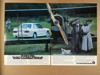 1988 Bmw E30 M3 Coupe Color Photo Vintage Print Ad