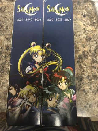 Sailor Moon Limited Edition Dvd Box Set 1&2 All Seasons All Movies Ship From Usa