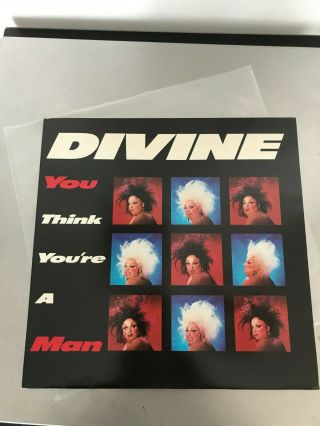 Drag Queen Divine - You Think Your A Man - 12 " Inch Vinyl - John Waters