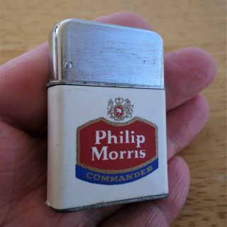 Philip Morris Cigarette Lighter Advertising Ryan Vintage
