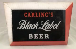 Vintage Carling’s Black Label Beer Sign Art Deco