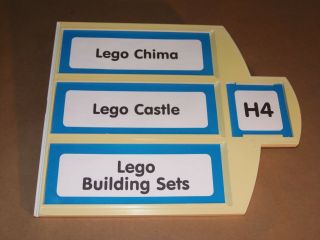 2 Toys R Us Store Aisle Sign LEGO DOUBLE SIDED Display Directory 4