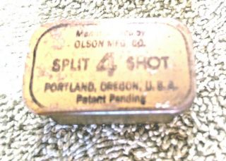 Vintage Split 4 Shot Manufactured By Olson Mfg,  Co,  Portland Oregon,  U.  S.  A.