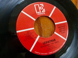 Leviathan Ultra Rare Radio Promo Elektra Records 45rpm 1969 Vg,  Vinyl