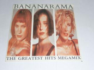 7 " Bananarama - The Greatest Hits Megamix Spanish Promo