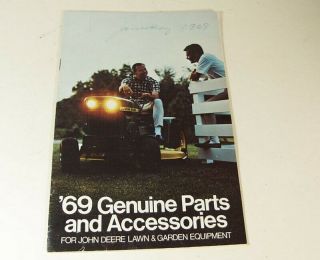 1969 John Deere 110 112 Parts And Accessories Brochure