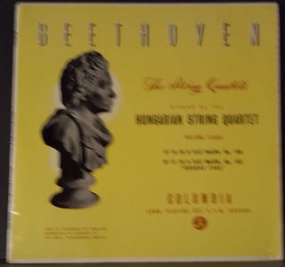 Columbia 33cx 1405 Uk Ed 1 Beethoven String Quartets 8 Hungarian String Quartet