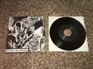 Danzig Die Die My Darling 7” Bootleg Rare Samhain Misfits Necros Kbd Punk