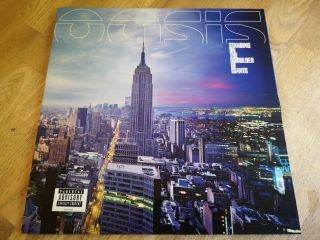 Oasis Lp Standing On The Shoulder Of Giants Eu 2000 Sony 1st Press & Insert