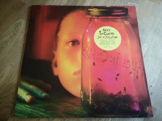 Alice In Chains 2x Lp Jar Of Flies Sap Coloured Etched 1994 Columbia 1st Press W