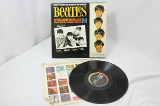Beatles Songs Pictures And Stories Vj Records 3/4 Fold Vj1092 Vg,