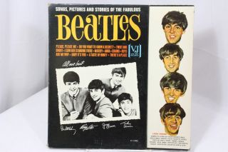 Beatles Songs Pictures And Stories VJ records 3/4 fold VJ1092 VG, 2