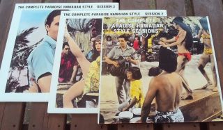 3 Lp`s Elvis Presley Complete Paradise Hawaiian Style Vol.  1 2 3