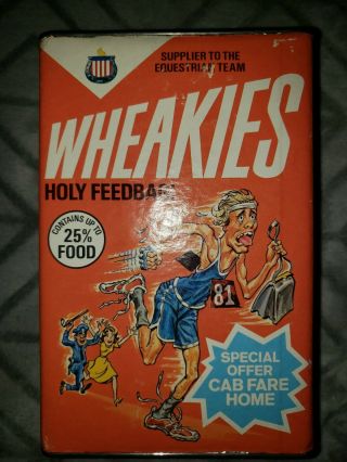 Vintage Bank Wheakies Cereal Box 1981 Purse Snatcher 8 " Tall Wacky Packs Spoof