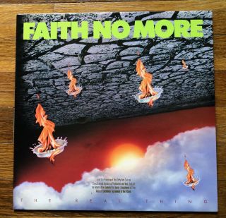 Faith No More The Real Thing Rare Promo Vinyl Lp Record 