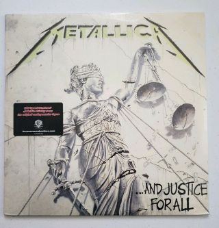 Metallica.  And Justice For All Vinyl 2 Lp 2008 Bernie Grundman Mastered