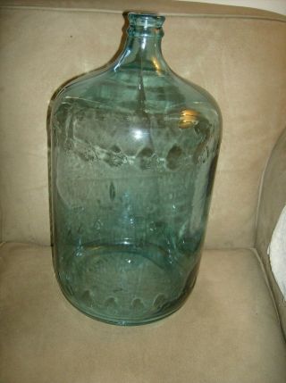 Arrowhead Puritas Water 5 Gallon Vintage Blue Glass Jug/bottle