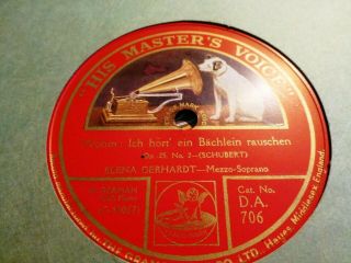 1925 Elena Gerhardt Acoustic Schubert Schoene Muellerin/ Das Lied Im Craxton 78