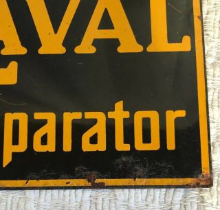 Vintage We Use The DeLaval Cream Separator Metal advertising Dairy Sign 4