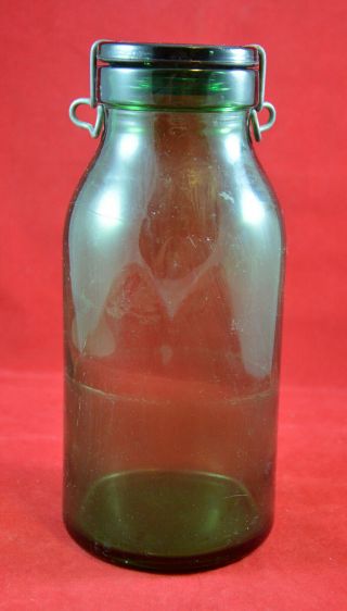 ANTIQUE VINTAGE SCARCE BULACH FRUIT GLASS JAR BOTTLE 1 1/2L RARE 2