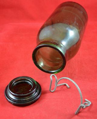 ANTIQUE VINTAGE SCARCE BULACH FRUIT GLASS JAR BOTTLE 1 1/2L RARE 7