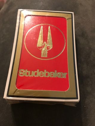 Vintage,  Studebaker Logo Speedster Playing Cards,