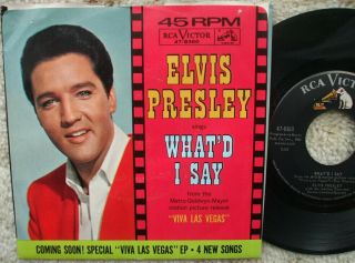Elvis Presley - Viva Las Vegas / What D 