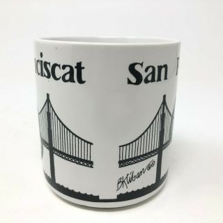 B Kliban San Franciscat Coffee Mug Cartoon Kitty Cat Cup Gift Creations 2