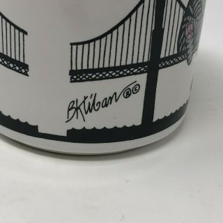 B Kliban San Franciscat Coffee Mug Cartoon Kitty Cat Cup Gift Creations 3