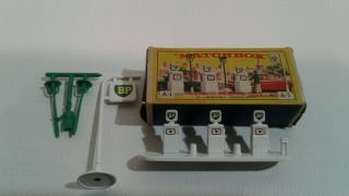 Vintage Lesney Matchbox Accessory Pack A1 Bp Garage Pumps And Sign W Box