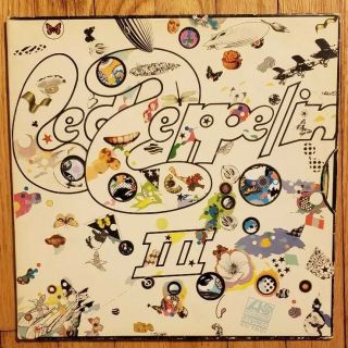 Led Zeppelin - Iii (3 Three) Lp Vinyl 1st Press Sd 7201 1841 Broadway Cth 1b/1c