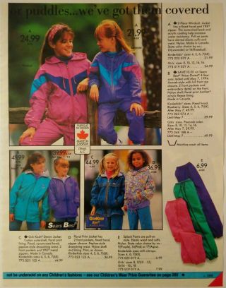 1994 Vintage Paper Print Ad Fashion Jacket Pants Sock Silk Camisole Panties Bra