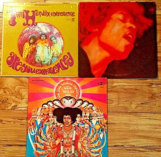 Jimi Hendrix - 3 Vinyl Records Inc.  Are You Experienced