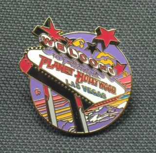 Planet Hollywood Las Vegas Welcome Sign Collectible Enamel Pin