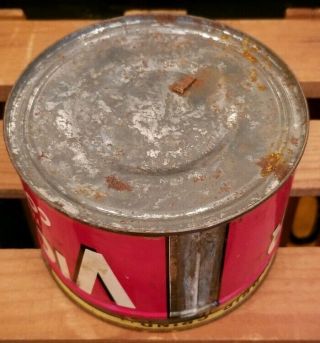 Vintage Victor Coffee 1lb keywind Tin Can Martin Hall Co Boston Drip Grind 4