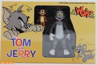 Dasin Cat & Mouse Cartoon Tom and Jerry Action Plastic Model Figure 2