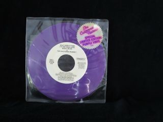 Buddy Miles & The California Raisins,  What Does It Take Purple Vinyl Usa 45
