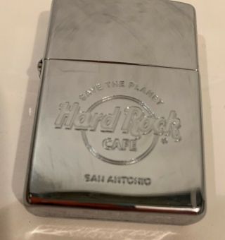 1998 Hard Rock Cafe,  San Antonio Zippo Lighter