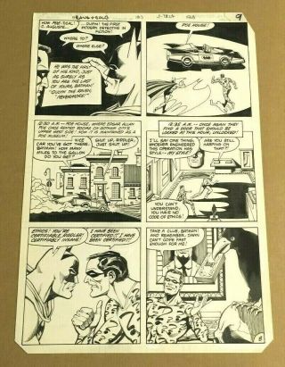 Brave And Bold 183 The Death Of Batman Carmine Infantino Art Page Rare