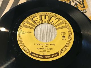 Johnny Cash - I Walk The Line/Get Rhythm - 7 