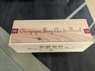 1986 - Krug Clos Du Mesnil Champagne Box