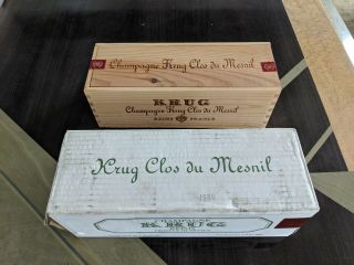 1986 - Krug Clos Du Mesnil Champagne Box 2