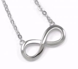 Sterling Silver Infinity Necklace - Infinity Fashion Jewelry |