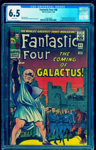 Fantastic Four 48 Cgc 6.  5 White Bright Colors No Marks Nicer Than Most 7.  0